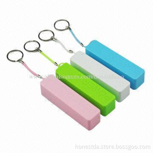 Mini External Power Bank for Digital Products, with Perfume Smell and Keychain, 2,200mAh Capacity